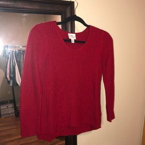 Women’s knit long sleeve sweater